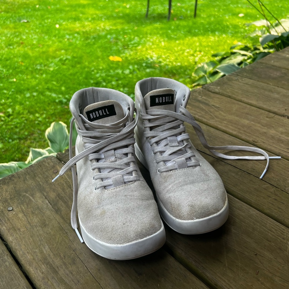 White NoBull high tops